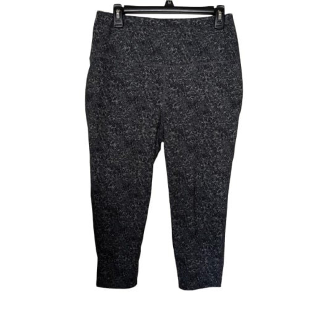 Ladies Mta Sport Workout Pants‎ Sz L Black Gray